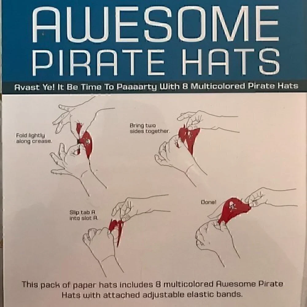 Gamago Awesome Party Pirate Hats